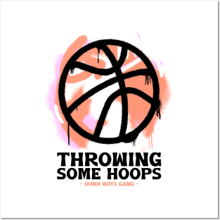 throwing some hoops Posters and Art